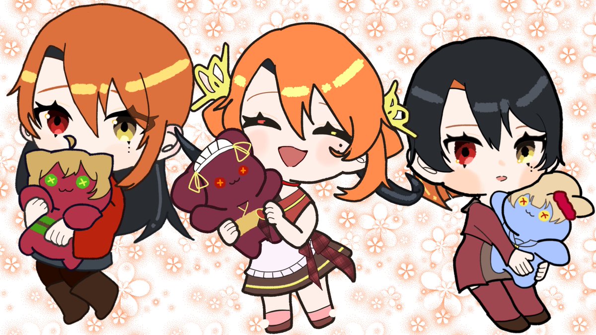TRPGmiannu's tweet photo. うちの３人の【🍁東雲杏珠🎶🍡】
←四季送り↓ライダム→四季送り学園
杏珠みんなカワイイね https://t.co/t1PMmwS14z