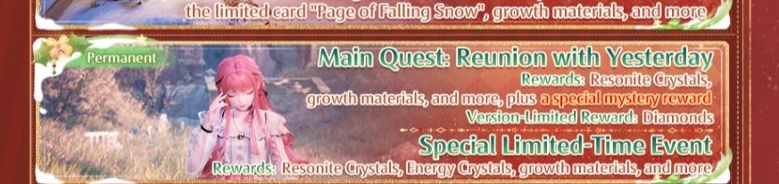 WhisperingNikki's tweet photo. ♾Infinity Nikki Version 2.11 "Tales Woven in Time"

The mystery reward for the Main Quest [Reunion with Yesterday] is the 5-Star Miracle Outfit [Threads of Reunion]!

View the event page via [Events] → [Current Adventures] → [Journey of Reunion]
#InfinityNikki #无限暖暖 #無限暖暖 #인피니티니키 #インフィニティニキ
