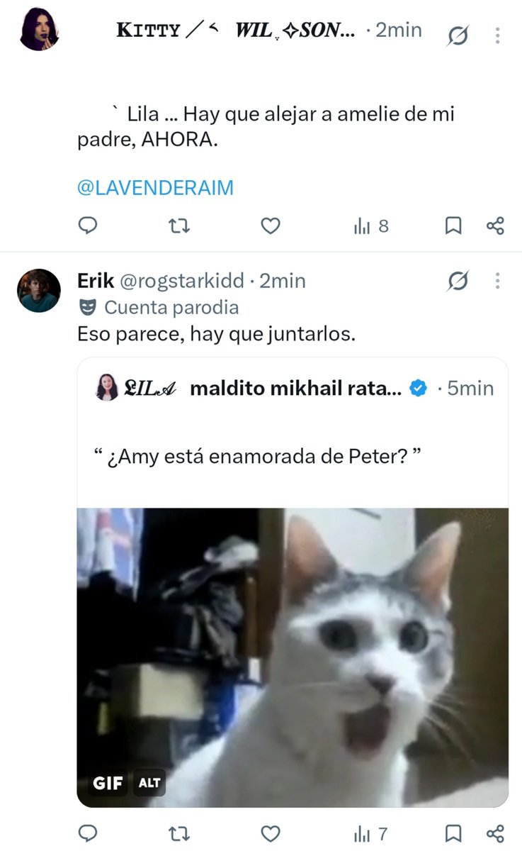 LAVENDERAIM's tweet photo. ㅤ
“ La vida amorosa de Amelie se puso complicada. ”
ㅤ https://t.co/Zuo5J1yjGQ