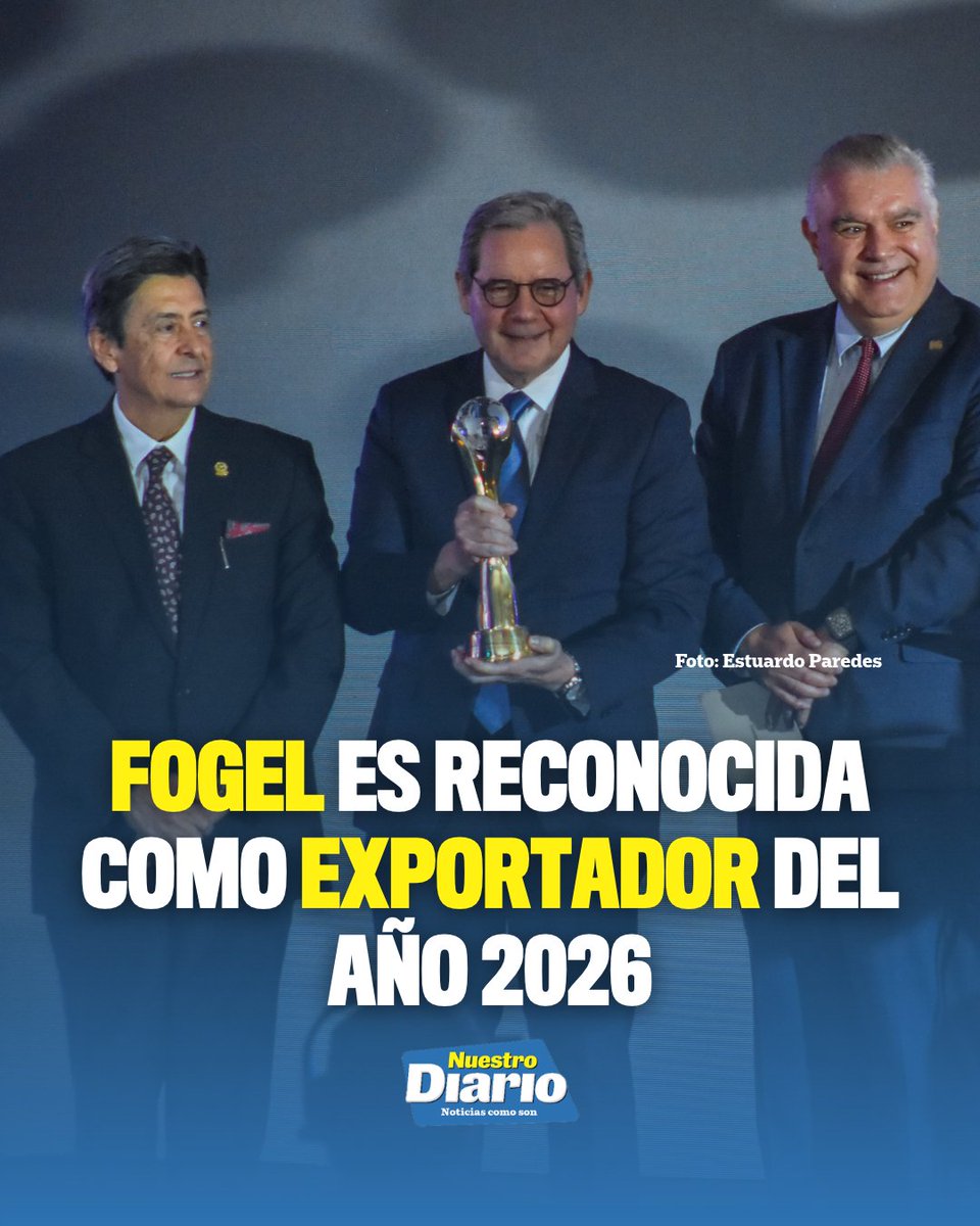 🏆 FOGEL ES RECONOCIDA COMO EXPORTADOR DEL AÑO 2026 🏆 La empresa Fogel de Centroamérica recibió el máximo reconocimiento del Galardón Nacional a la Exportac…