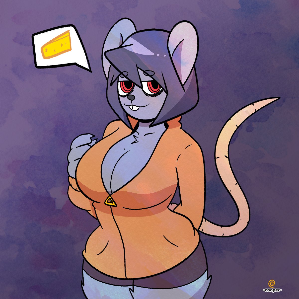 ClownOnTheMoon's tweet photo. A recent collection of my cute rat girl named Ashly. She might live in your walls rent free but she will at least order pizza and play games with you when your feeling down.

#ocart #furryart #anthroart https://t.co/4V1Qrqfl8W