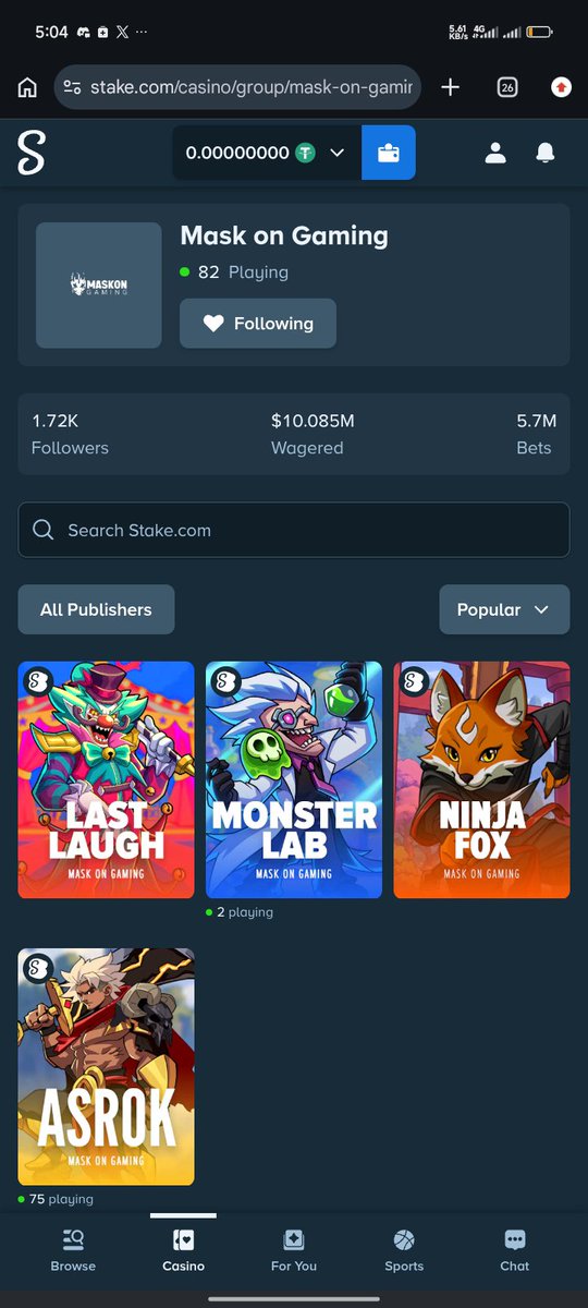 0xRareChain's tweet photo. @MaskOnGames @Stake @StakeUsa @enginedotio Congratulations 🎊 on Releasing ASROK 🔥🔥

Stake 🆔: Maduodinaka https://t.co/o9DircqRKP