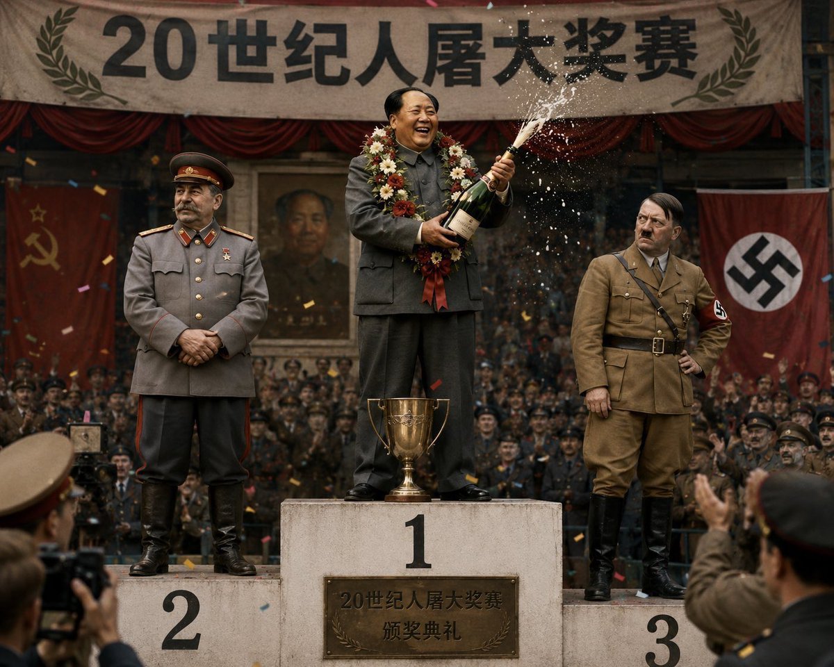 richizuluaga's tweet photo. @BlackRobe1911 Nada como Mao. 

El balón de oro de los asesinos. https://t.co/ia9sCapbRH