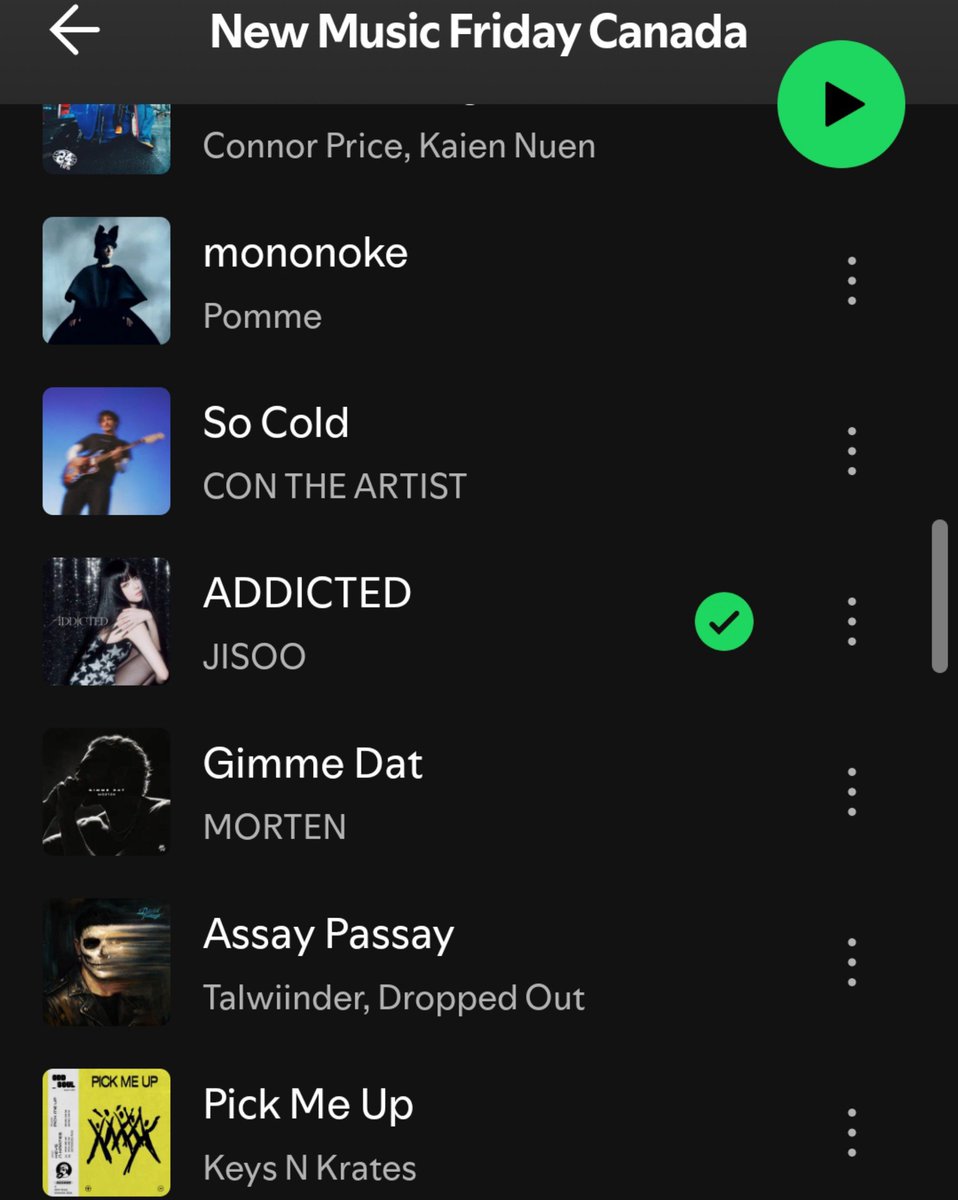 deki_jisooya's tweet photo. ADDICTED by JISOO Debut at #29 New Music Friday  Canada 🇨🇦
.@officialBLISSOO #JISOO https://t.co/qaBsm4YxDs