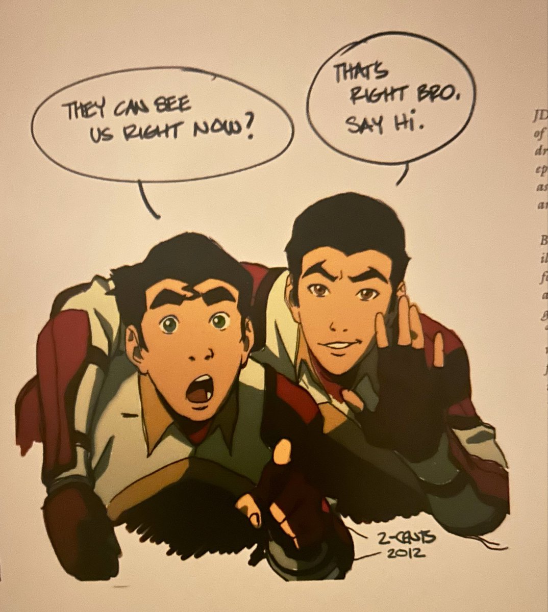 sil3nth1lls's tweet photo. cute mako + bolin official art i found in book 1: air the art of the animated series  :3 https://t.co/zG463B1EZS