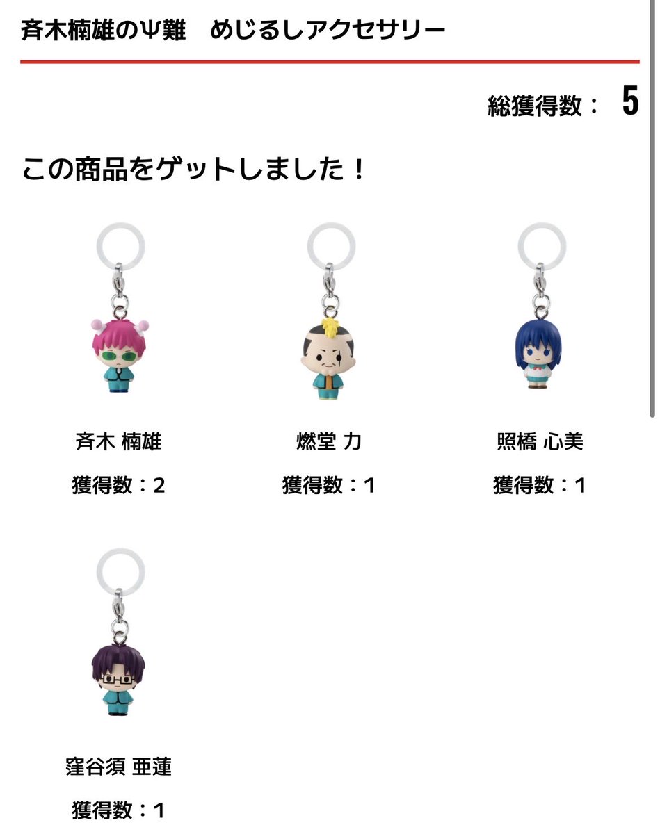 daisygd_818's tweet photo. 斉木楠雄の引きが良すぎて🥴🥴🩷
ffさんのおかげもあってほんまに欲しいの沢山コンプ出来てる🥹💞

11月めじるし協力出来るのでお声掛け気軽にしてください🐱◎ https://t.co/H98ZV0l94c