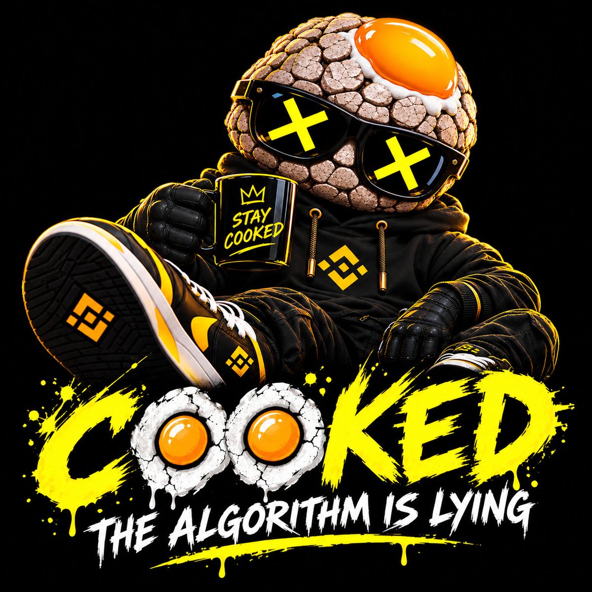 COOKED_001's tweet photo. @binance THE ALGORITHM IS LYING.  
WELCOME TO THE KITCHEN 🍳

Market cooked.  
Predictions cooked.  
Algorithm cooked.

Influencers, gurus, AI bots… all screaming “buy now” while charts bleed red.

We’re done with fake certainty.  

$COOKED — THE ALGORITHM IS LYING.
#BNBChain #memecoin https://t.co/JDcWXhrg5L