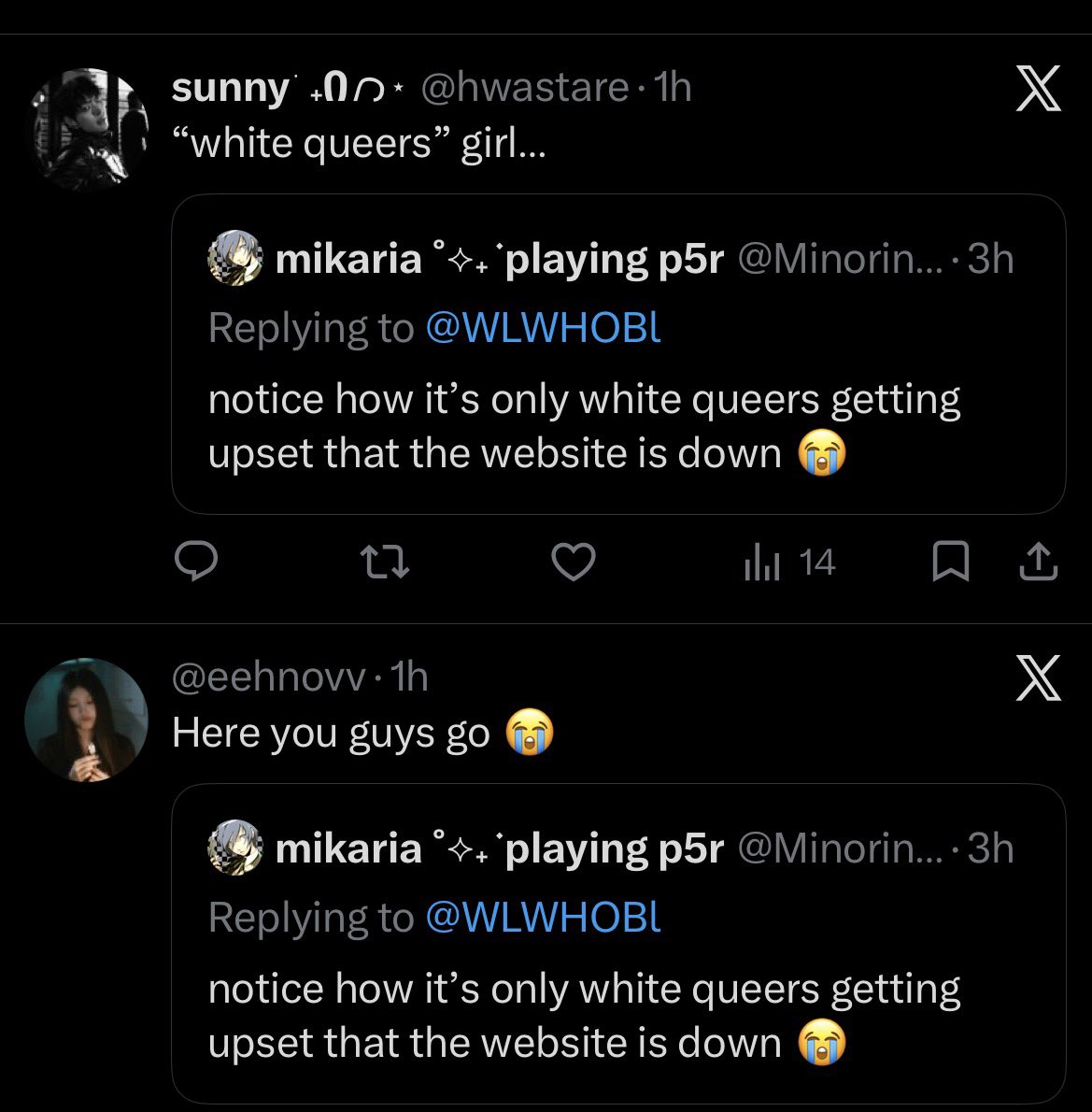 Minorinvsxz's tweet photo. @Y2KANlNE Ong they don’t, my ass was getting jumped LMFAO https://t.co/nrtMTf07v3