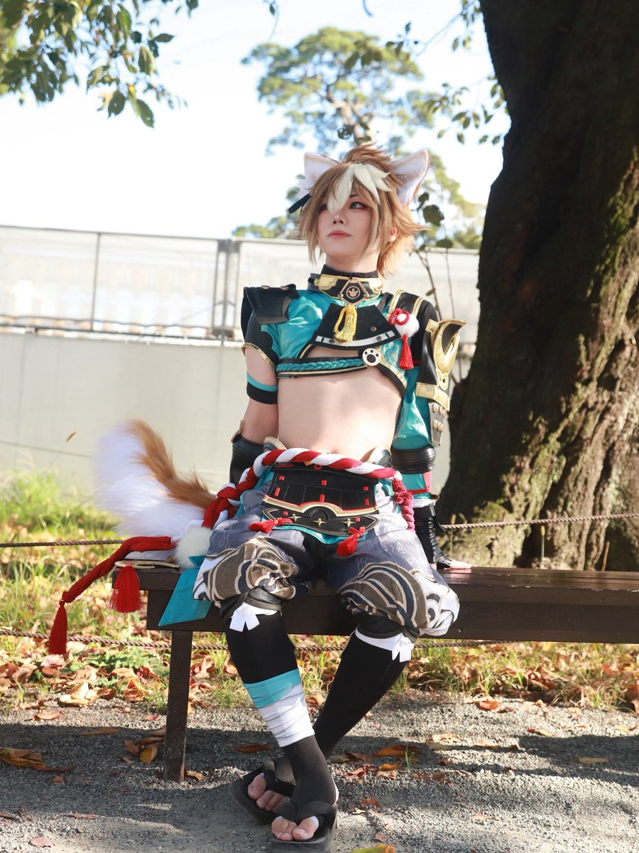 ueno_cos's tweet photo. ベンチで休むゴローくん

#小田原写真館
#コスプレ https://t.co/IQq1hbdv02