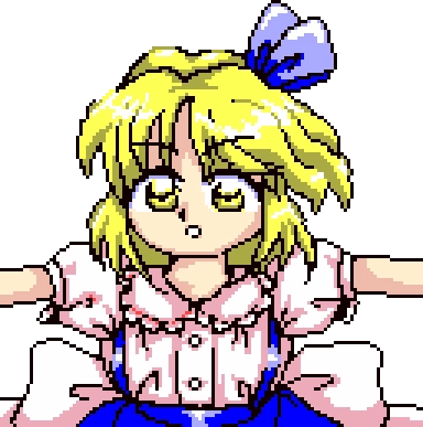 PC98TH_mania's tweet photo. 怪綺談アリス(dekakin_mania)
デカキン(touhou_mania) https://t.co/D0ZmNQmkBK