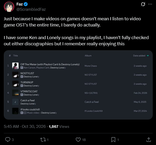 XavierxOP's tweet photo. Look I dont listen to or particularly like bleood myself either but theres definitely a certain #undertone to getting on here and calling this type of music "noise pollution" especially when after they post playlists like this ☠️☠️ https://t.co/SRskGC6IS0