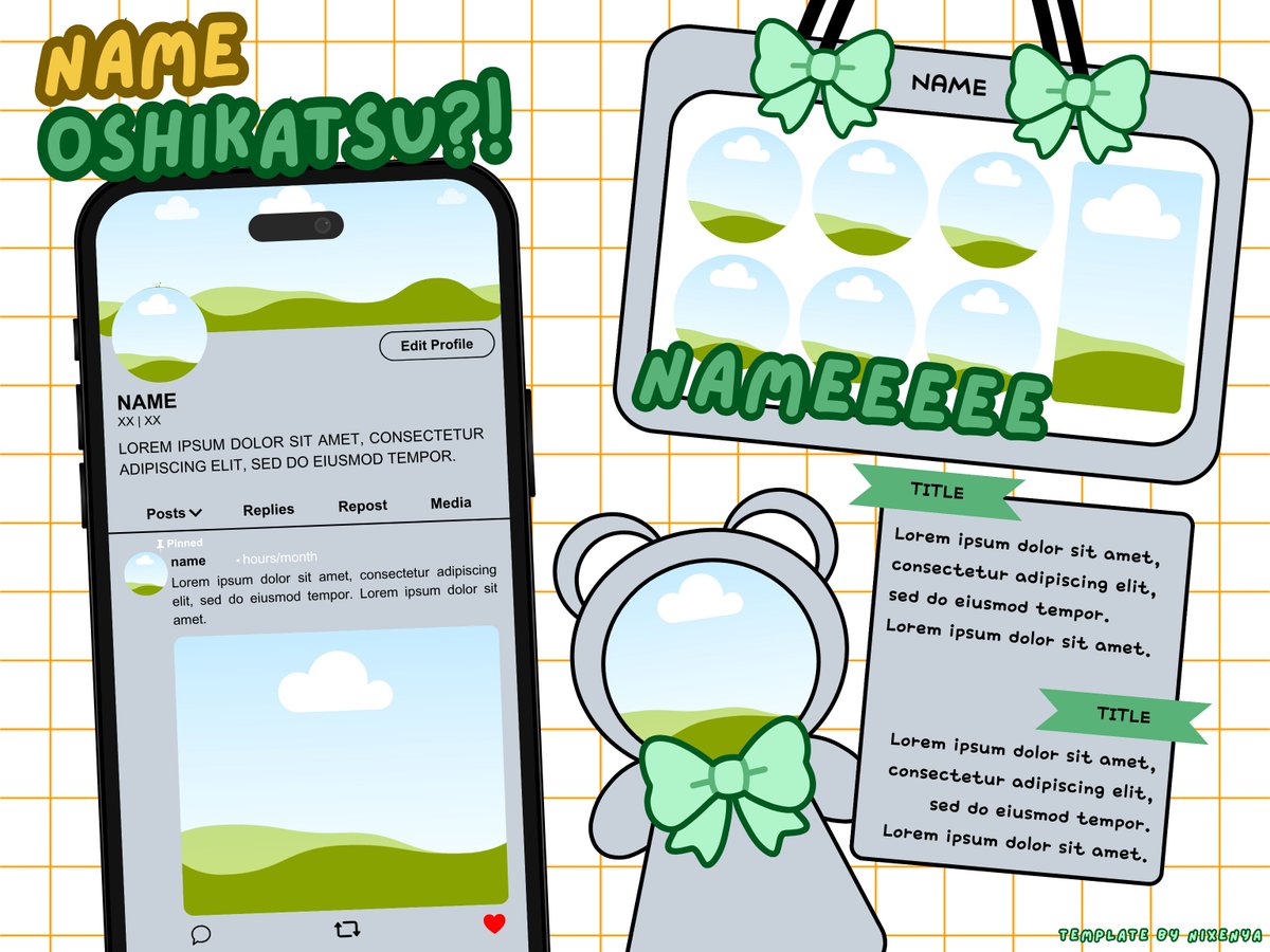 nixenya's tweet photo. [ #yumeintro template ]

heyyaa #yumetwt! i'm back with another yumeintro template! this time inspired by oshikatsu ᕙ(  •̀ ᗜ •́  )ᕗ

please make sure to read the TnC before using it, thank you ദ്ദി(˵ •̀ ᴗ - ˵ ) ✧

✦ https://t.co/EcBrFnW45u (copy to use) https://t.co/NmCY3uqq6B