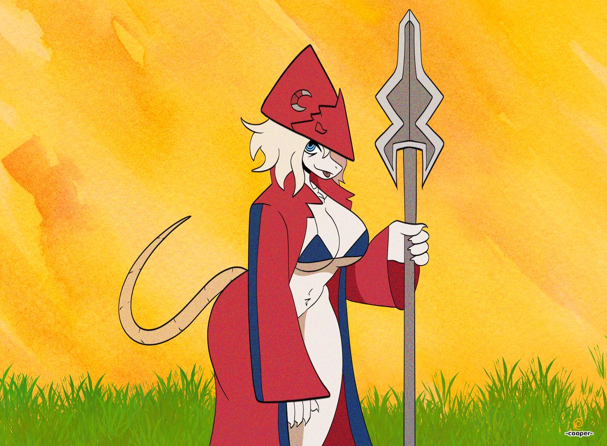 ClownOnTheMoon's tweet photo. One big reason to play FF9.

Went back and redid my Freya piece cuz she's a beautiful lass.

#furryart #anthroart #ff9 #FinalFantasy https://t.co/OuyltgF2GA