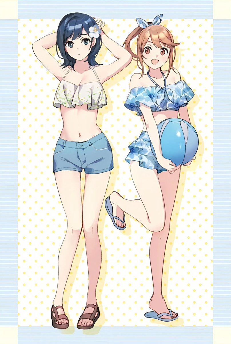 Rixi0303's tweet photo. Chiramune light novel Vol. 10 store benefits

New swimsuit design for Yuzuki, Haru and Yua tho 😍 https://t.co/0ZUyy0wzzH