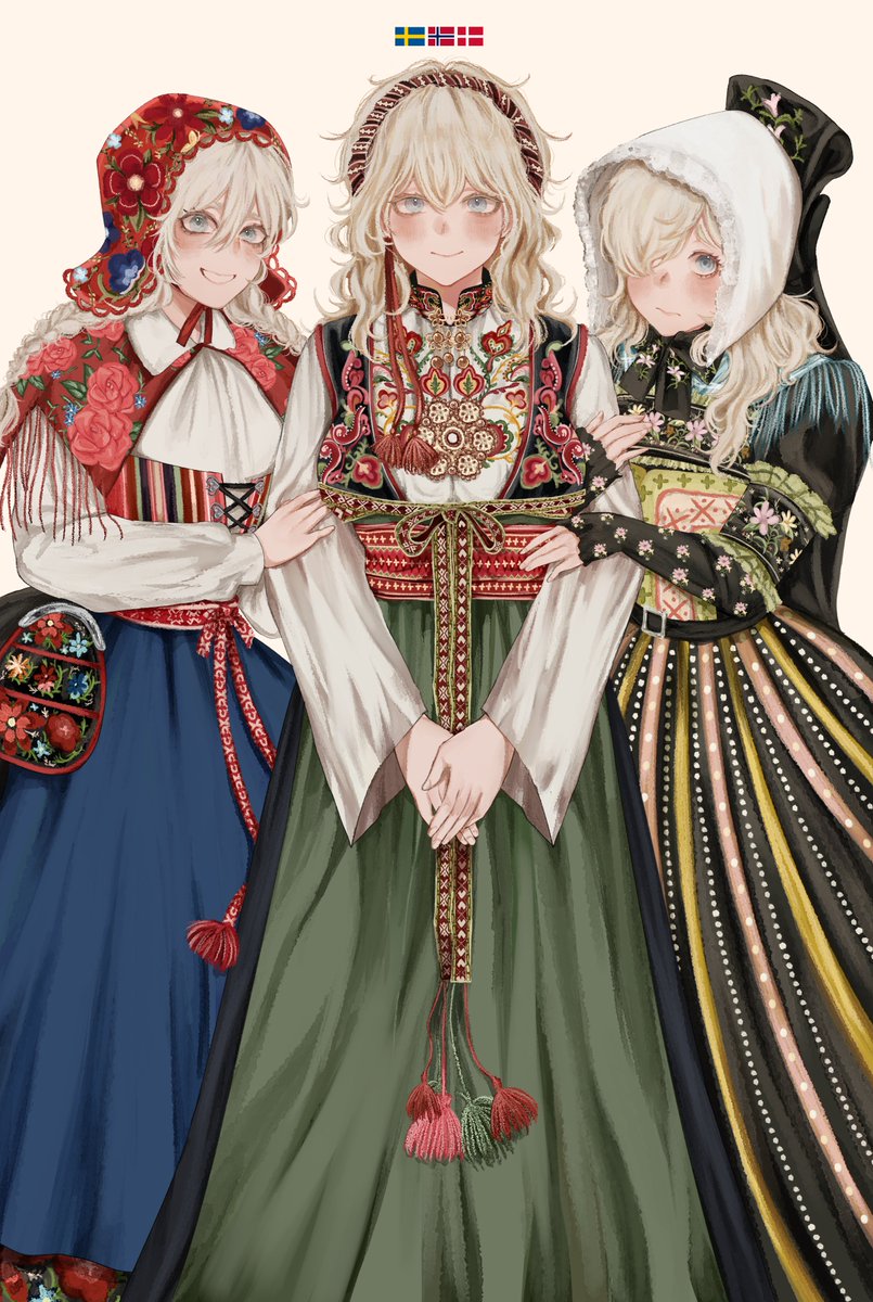 Capsizetear's tweet photo. My Fair Maidens 🇸🇪🇳🇴🇩🇰 https://t.co/gdjS6cUx67
