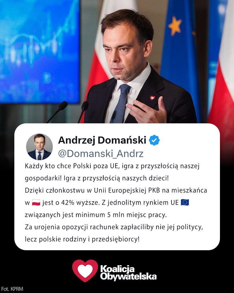 Obywatelska_KO's tweet photo. 💬 Minister @Domanski_Andrz 👇 https://t.co/c4xhMUTtm8