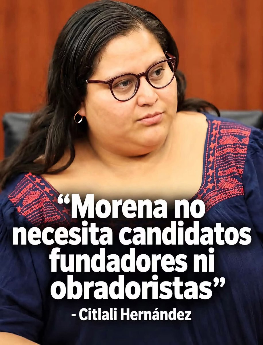 javiergalindo42's tweet photo. @CitlaHM justifica que todos los candidatos de @PartidoMorenaMx a gobernar sean exprianistas; esos prianistas a los que acusan con muchísima frecuencia para justificar su incapacidad…
Da pena ajena su servilismo a la causa de los que impusieron a Taddei. https://t.co/oxLeRrdsJB