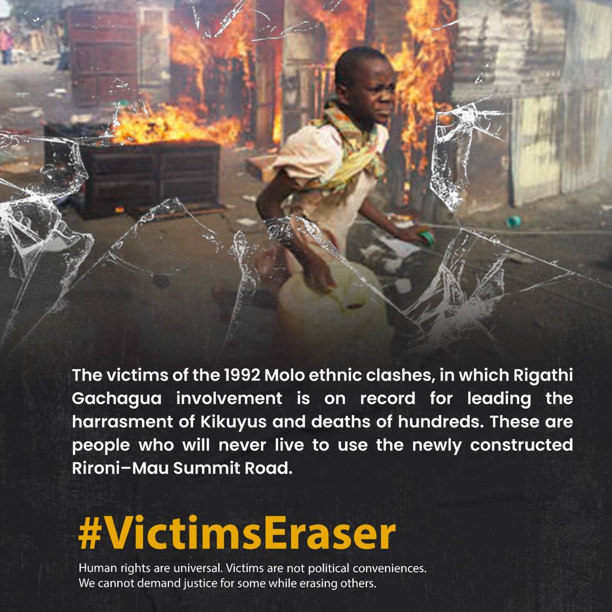 kakenya254's tweet photo. We cannot celebrate progress while families continue seeking answers about lost loved ones. Human Rights Are Universal, demanding fairness, accountability, and equal recognition for victims across every administration. #VictimsEraser https://t.co/XFGrDoNkHp