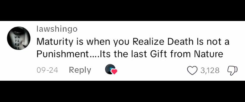 Bianca_white00's tweet photo. Well it depends on the kind of death and the time of death 😩 https://t.co/wp4XECdlsm