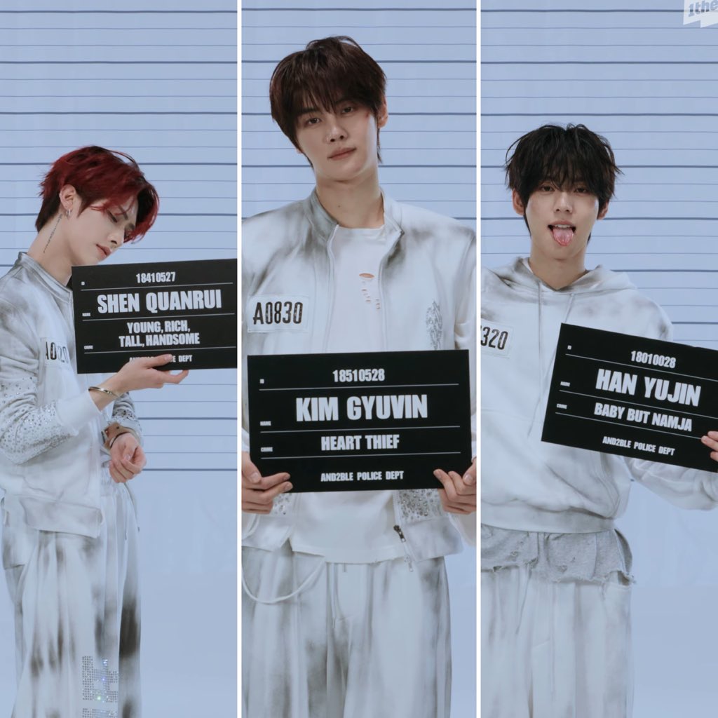 rikthoughts's tweet photo. and2ble mugshot descriptions 🚨🚔

🐼 can’t wink, still cute
🐿️ sugar voice
🐈‍⬛ young, rich, tall, handsome
🐶 heart thief
🐰 baby but namja https://t.co/OFxupMRxiR