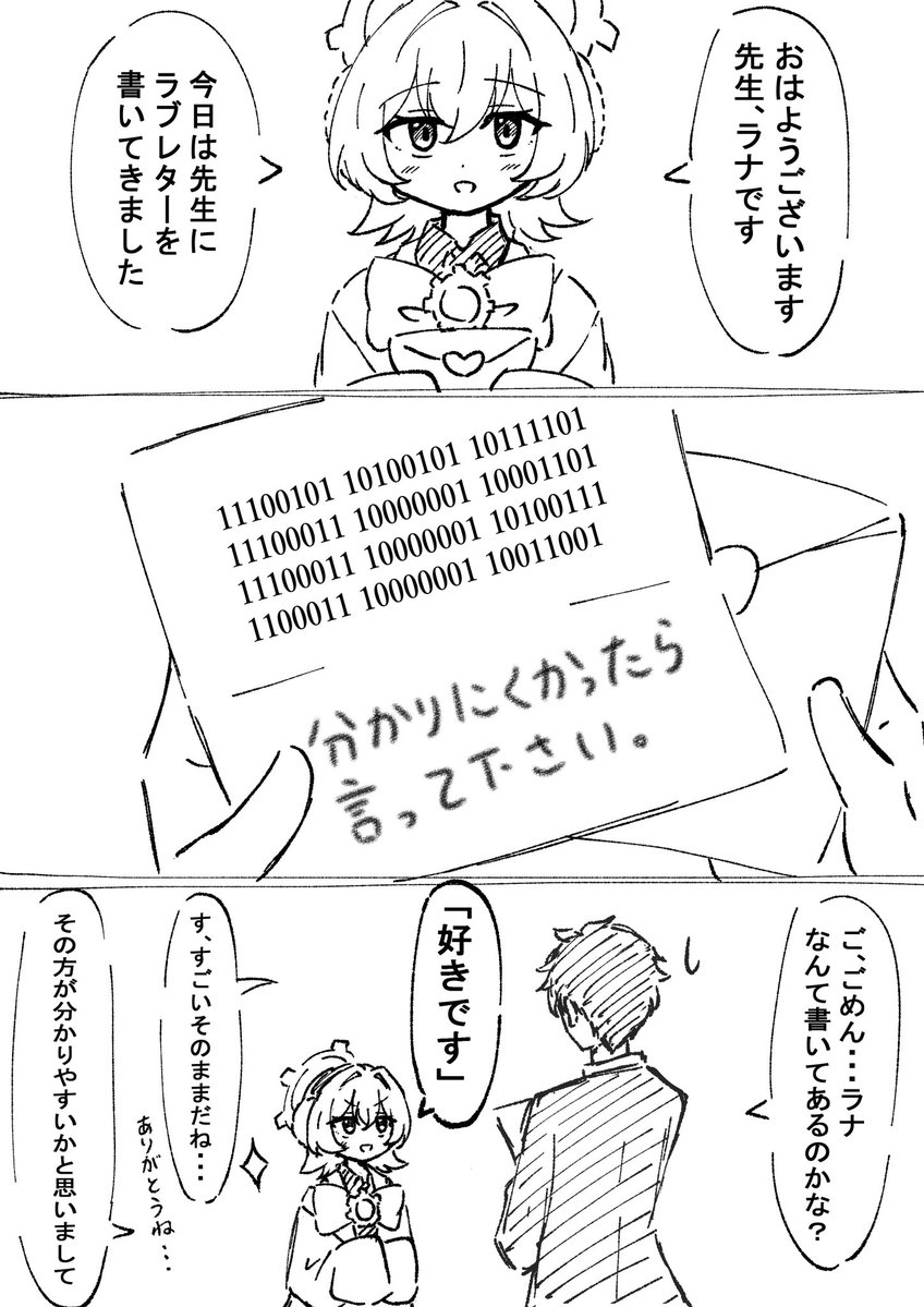 Biwainari's tweet photo. ラナとラブレター https://t.co/8pxQ3GjI35