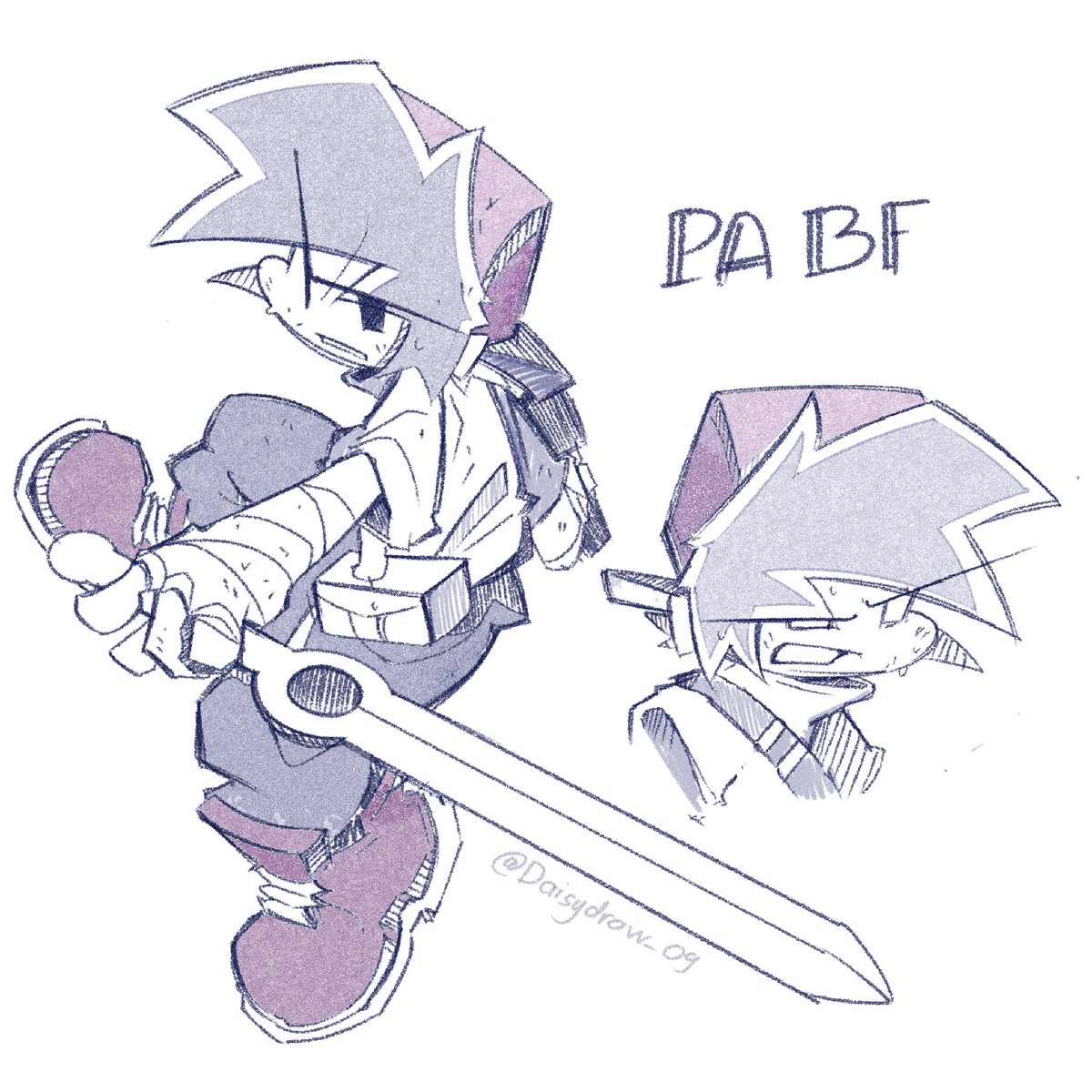 Daisydraw_09's tweet photo. PA BF. I actually forgot him Lmao :))
Reference from Pinterest 
#pibbyapocalypse #fnfmods #boyfriend https://t.co/OtPUk2x8Kb
