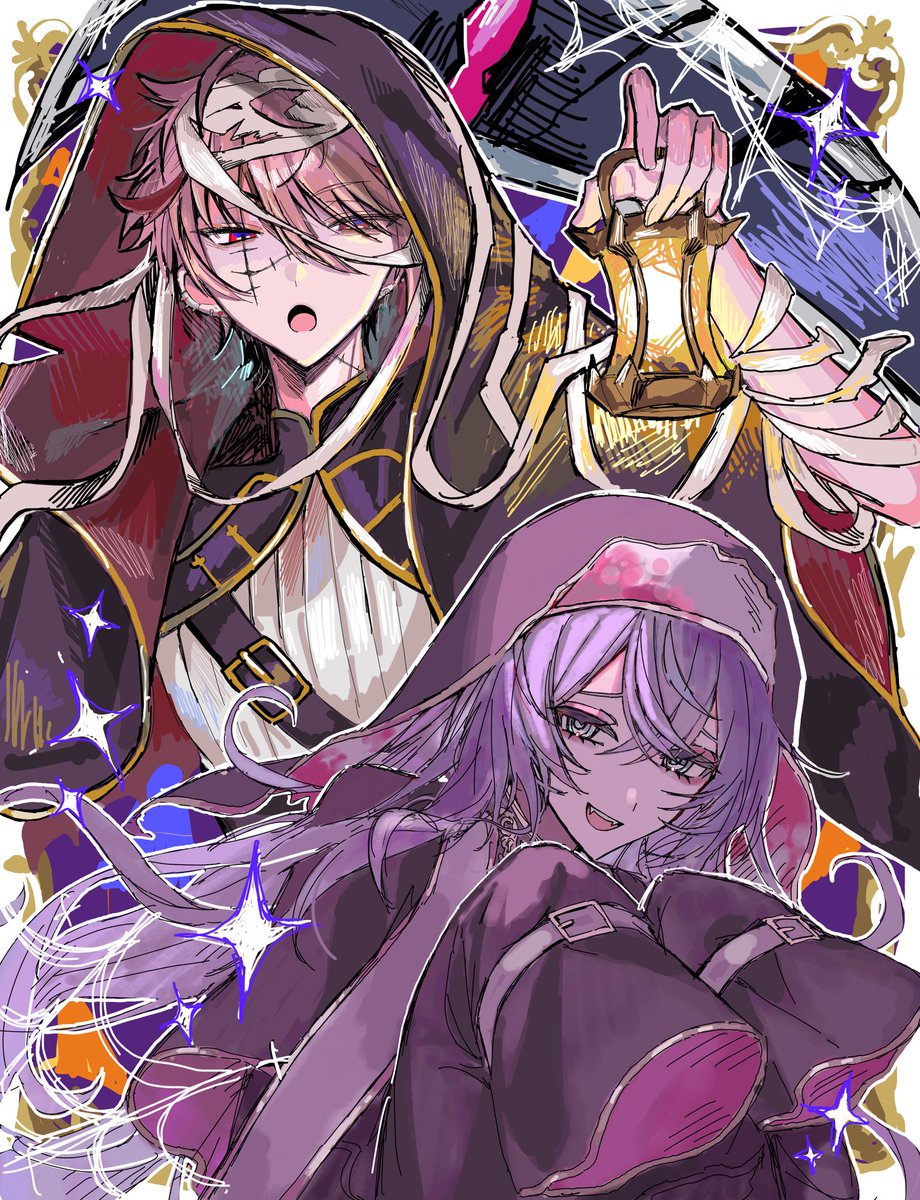 me1lu_u's tweet photo. はぴはろ合作🕸 https://t.co/QtMGEKlb9N