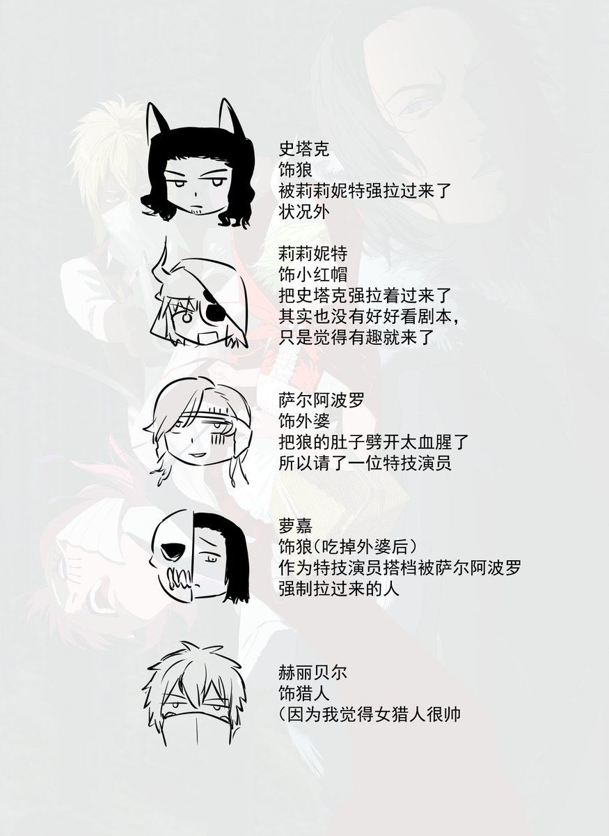 cutegua's tweet photo. 万圣节话剧（根本不可能开演） https://t.co/u6OJ2maqBp