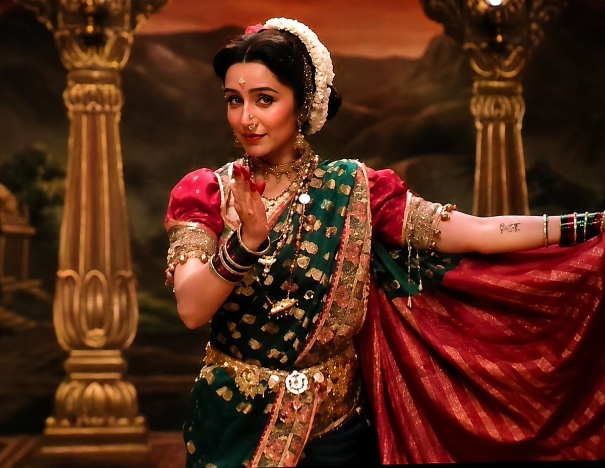 Krux31's tweet photo. Eetha posters weren't good. But after seeing #EethaTrailer , can say @ShraddhaKapoor absolutely looking beautiful &amp; exceptional in Maharashtrian attires.

Every actress have some special  film in their filmography &amp;this one is hers.

Best wishes to her for #Eetha 
@MaddockFilms https://t.co/dyQsoNccTU