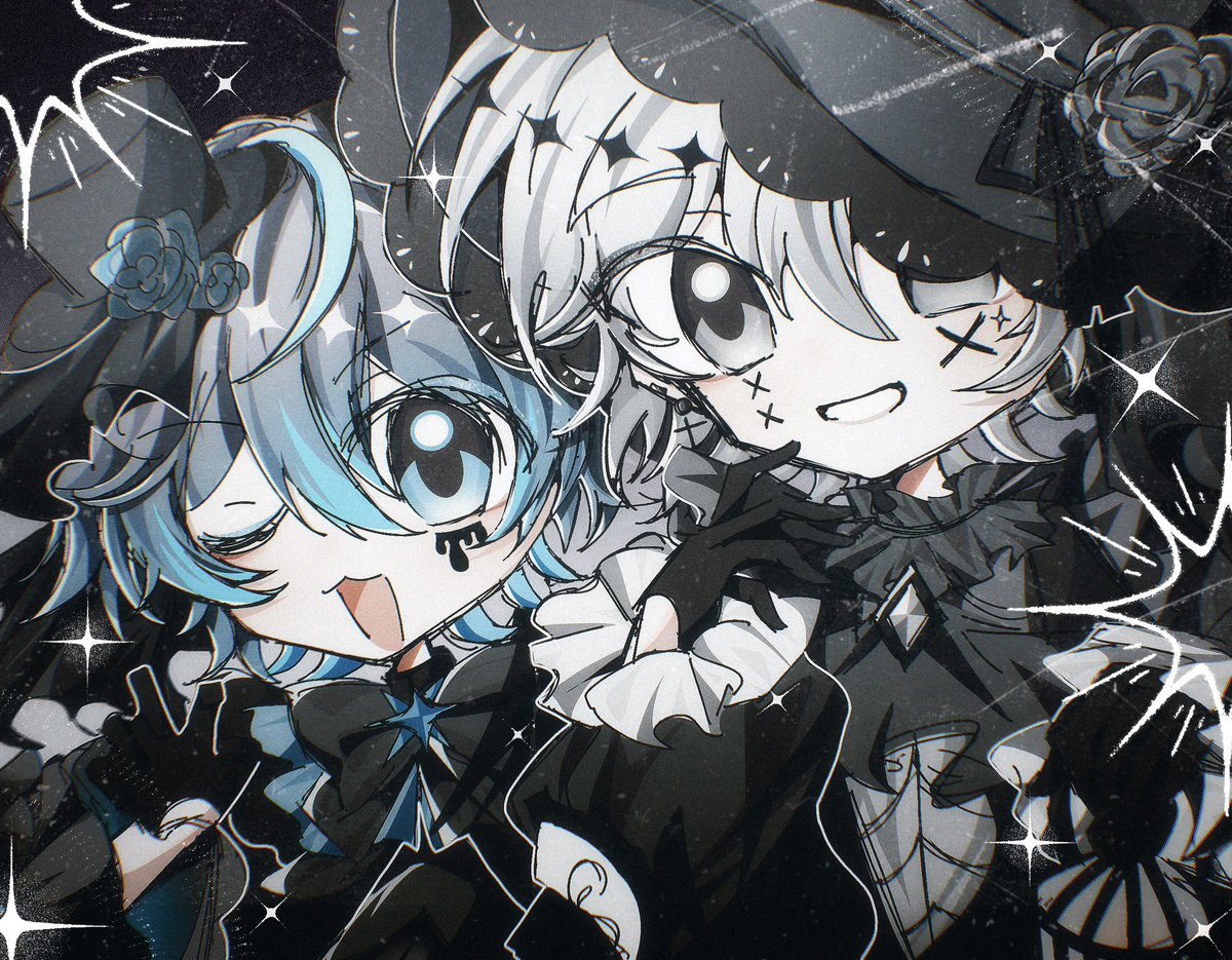 x_iT0zZ_x's tweet photo. ハッピーハロウィン🎃🖤✨
 #ね絵いろ #JILart https://t.co/V0qgsj0aI2