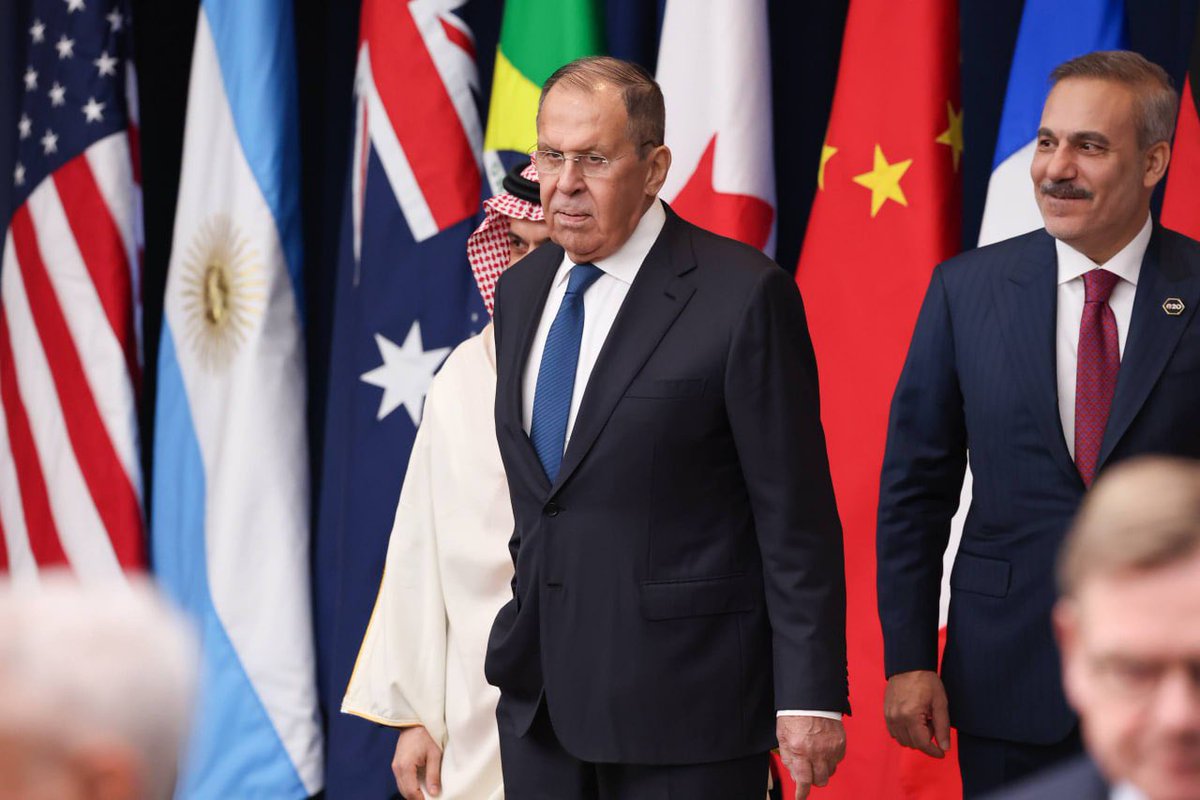 mfa_russia's tweet photo. 📸 Russia’s FM Sergey #Lavrov is taking part in the first Plenary Session of the #G20 Foreign Ministers’ Meeting

📍 Atlanta, October 30 https://t.co/Y4B2LroiEH