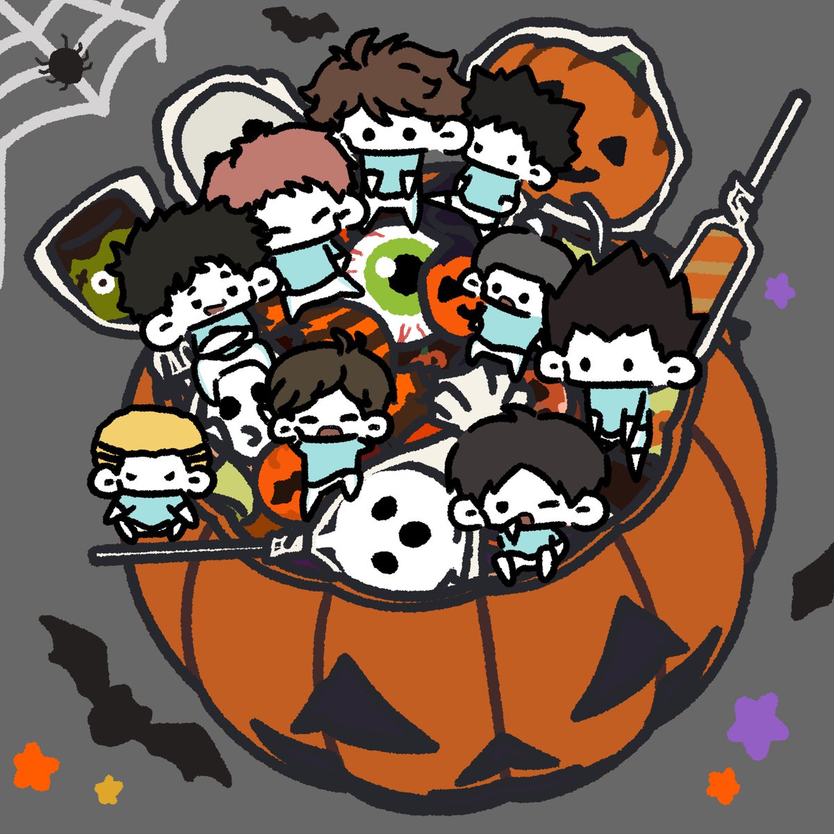 52_n_pickle's tweet photo. trick or treat!🎃🍭 https://t.co/BzKs57LIj5