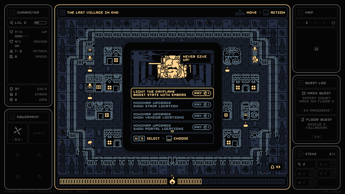 sqb_dev's tweet photo. Work in progress of a new vendor in End of End. 

Check out the demo now! https://t.co/3w9Kl4Csxw

#roguelite #EndOfEnd #gamedev #indiegame https://t.co/5jECyKXouV