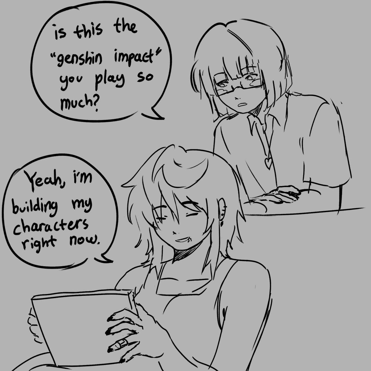 aldoesstuffz's tweet photo. How Chara got their haircut (3/5) #undertale https://t.co/G3qb7P9ZXt