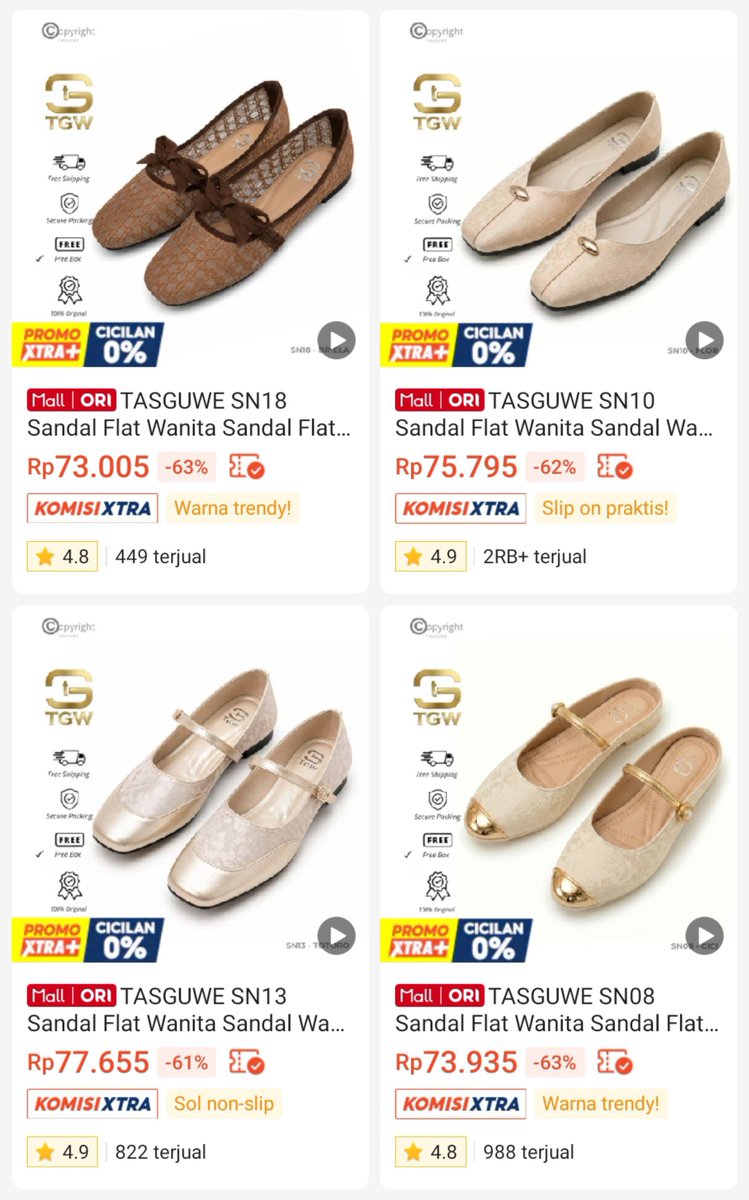 dailyearchive's tweet photo. GUYS, AKU NEMU TOKO FLATSHOES YANG MODELNYA CAKEP-CAKEP BANGET, MANA HARGANYA MASIH AMAN DI KANTONG 😭☝🏻 https://t.co/09AKSTEoRm