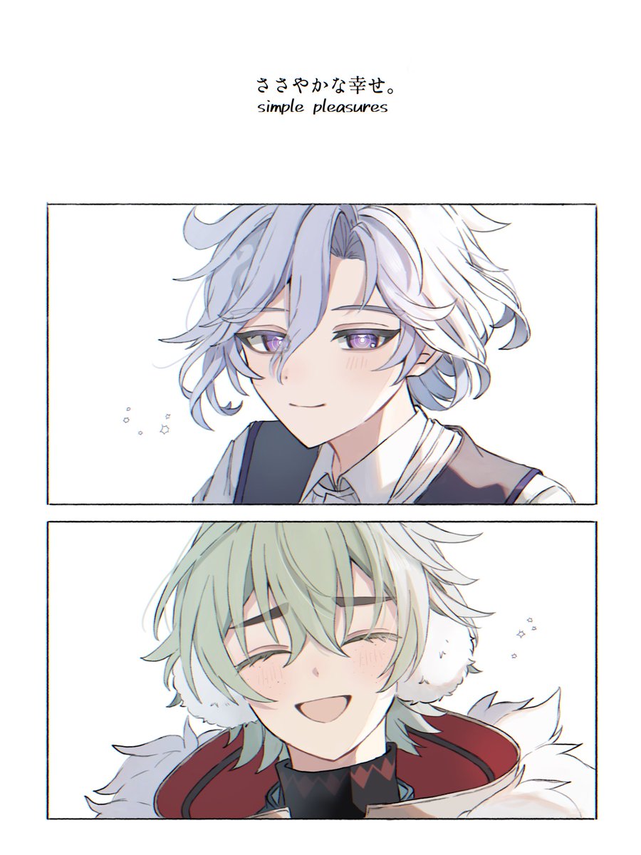 AyjBft's tweet photo. #Mityosha #ミティアリョ 🪬🐾

〝ささやかな幸せ。〟
🐾の笑顔を愛しげに見てる🪬 https://t.co/n95iYJazRd