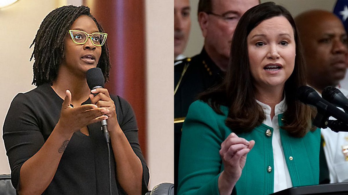 PollTracker2024's tweet photo. Workbench Strategy poll | 10/18-10/22 

US Senate Florida 2026 

🟥Ashley Moody 49% (incumbent)
🟦Angie Nixon 47%

(Angie Nixon internal)

Link to poll: https://t.co/G6tHAR9Ufj https://t.co/1rNLNbxAec