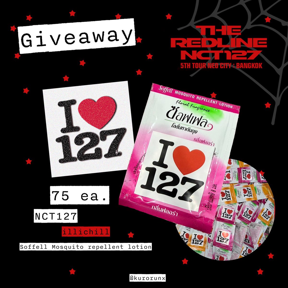 kanfadeaway's tweet photo. Giveaway 🤍 THE REDLINE

⭐️ : photocard + soffell from (@kurorunx )
🗓️ : 31 oct - 1 nov
⏳: tba

#NCT127_5TH_NEOCITY_BANGKOK_THE_REDLINE
#THEREDLINEinBKK https://t.co/hzQ1t3CD2V