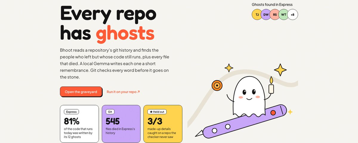 You’re probably running code from people who quit years ago