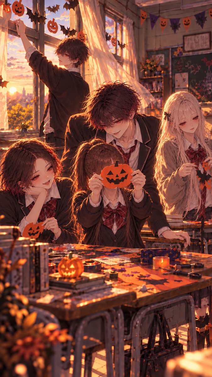 woztuj8's tweet photo. #caveduck
ハロウィン作品をリニューアルしました🎃✨

何度死んでも、またパーティーの始まりに戻ってしまうハロウィンの夜。

容疑者は友達4人👻

4人との関係を変えながら、死のループから抜け出してください⛓️‍💥

🔗 https://t.co/W9y57y2oxh

👇容疑者4人はこちら！ https://t.co/EV40GGk3Lg