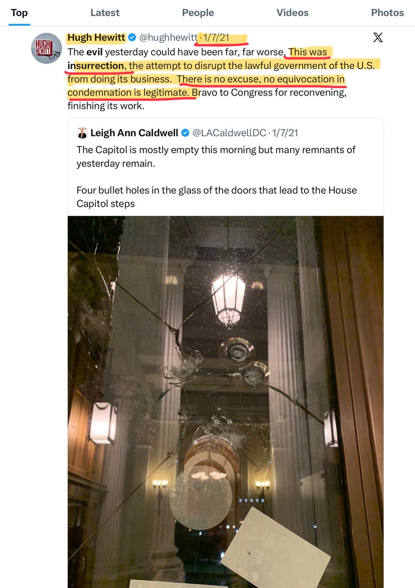 Gittelrock's tweet photo. MAGA influencer @hughhewitt is right: don’t reward cheaters, liars & insurrectionists. HOLD THEM ACCOUNTABLE. #VOTE #BlueWaveIn5Days #VoteBlueToSaveAmerica Alaska https://t.co/8bILlNgnIN