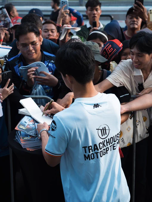Image from SuperFile Trackhouse MotoGP Team (@TrackhouseMoto)