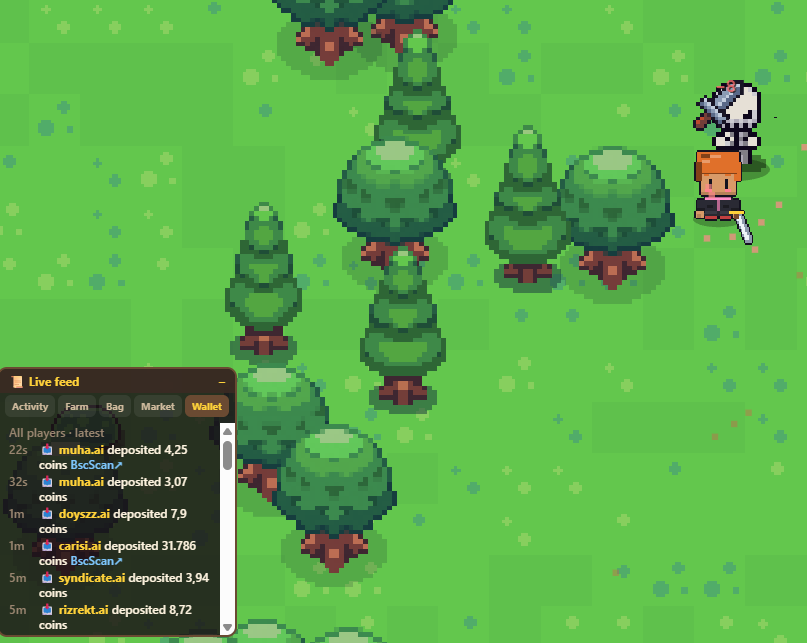 tiny_farming's tweet photo. 🌾 Tiny Farm Update

⚔️ One job at a time, each action has its own delay
📊 New Market &amp; Wallet tabs in the Live feed
🛠️ CLI v1.9.0 + skill &amp; docs updated

https://t.co/BL3OmTzBqK https://t.co/AlOTK55STx