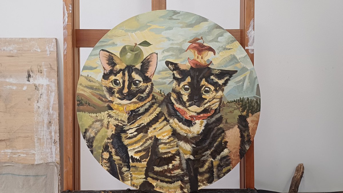 LaraSToledo's tweet photo. I'm trying to lengthen my reach to get more motivation to draw (currently I'm only doing ceramics).
Anyone has a #VGenCode ? https://t.co/PQhKM5zesL