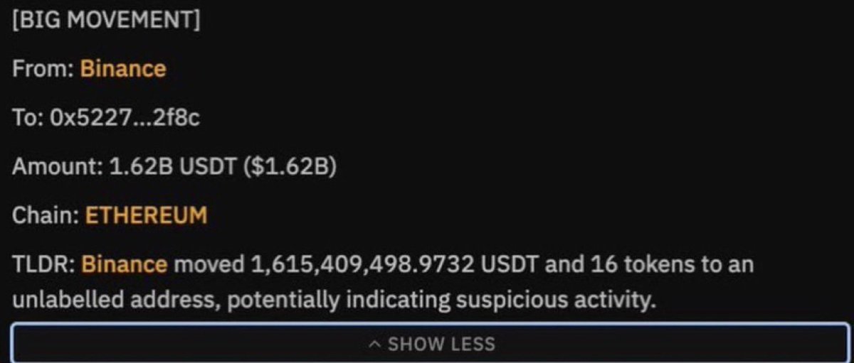 SolMillionaire9's tweet photo. 🚨 #BREAKINGNEWS

#Binance exchange has been hacked. There is activity in on-chain data.

You know what that means, right? https://t.co/WaBEbk6JHa