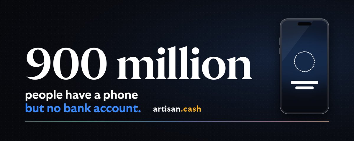 900 million people have a phone but no bank account.