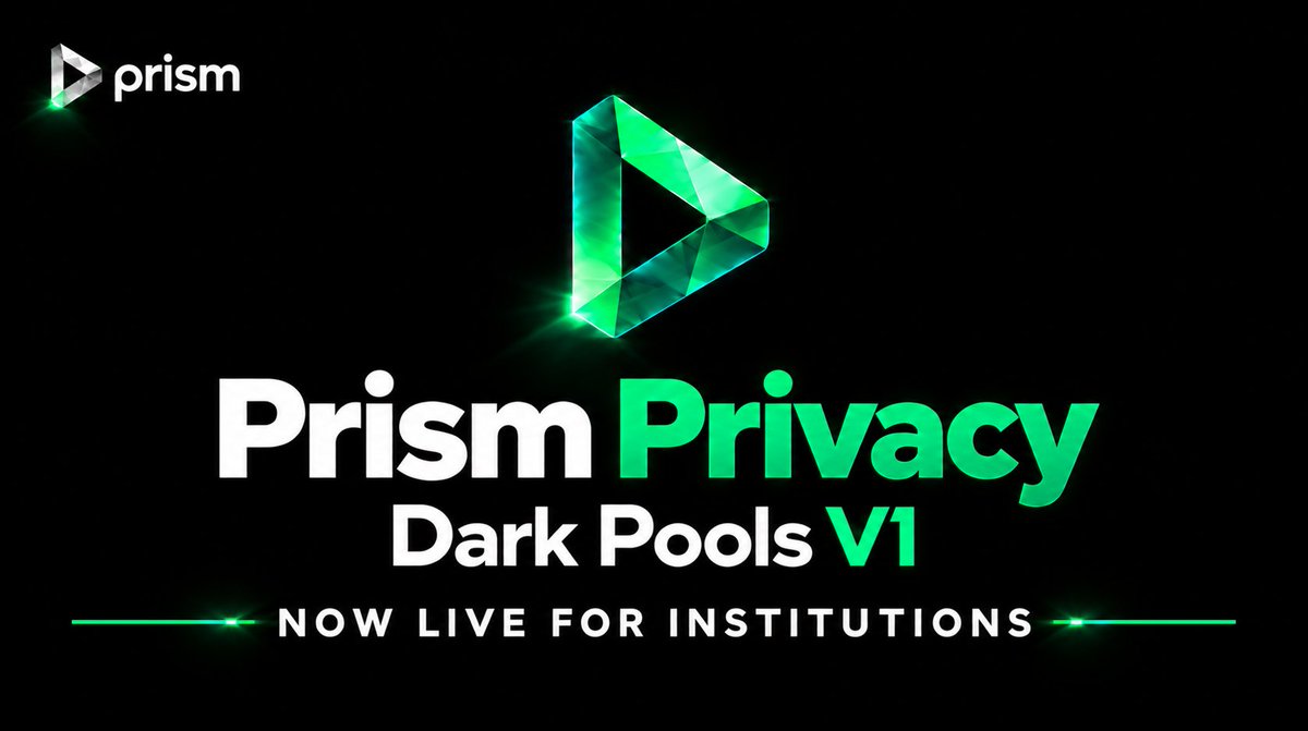 prismassets's tweet photo. Prism Privacy: Dark Pools V1 for RWAs.

Now live. https://t.co/IMmQSH8gH7
