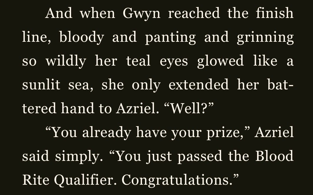 nestarsword's tweet photo. wdym you read this and didn’t know people shipped gwynriel until you heard them talking about it online?
“you’re the new ribbon, az” 🚬🚬 WDYM https://t.co/mbim76GLRS