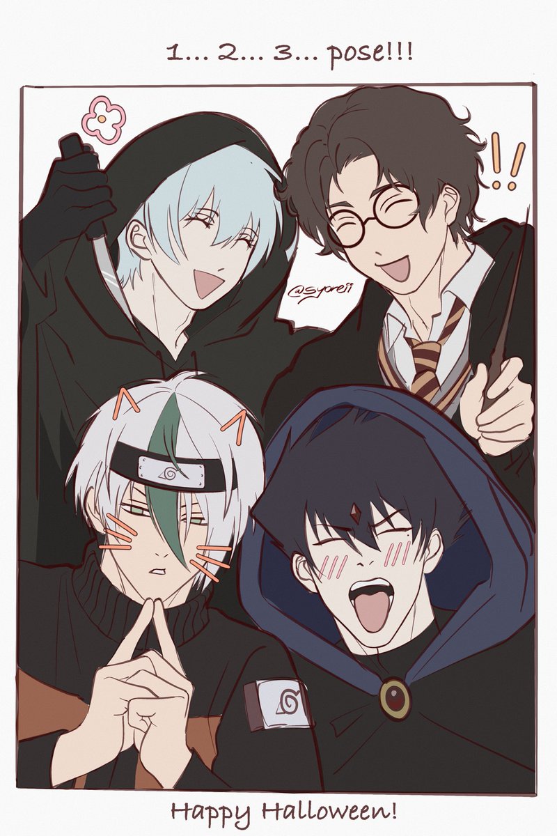 syoreii's tweet photo. Happy Halloween!
#hiori #yukimiya #otoya #karasu https://t.co/S5rfru8xCL