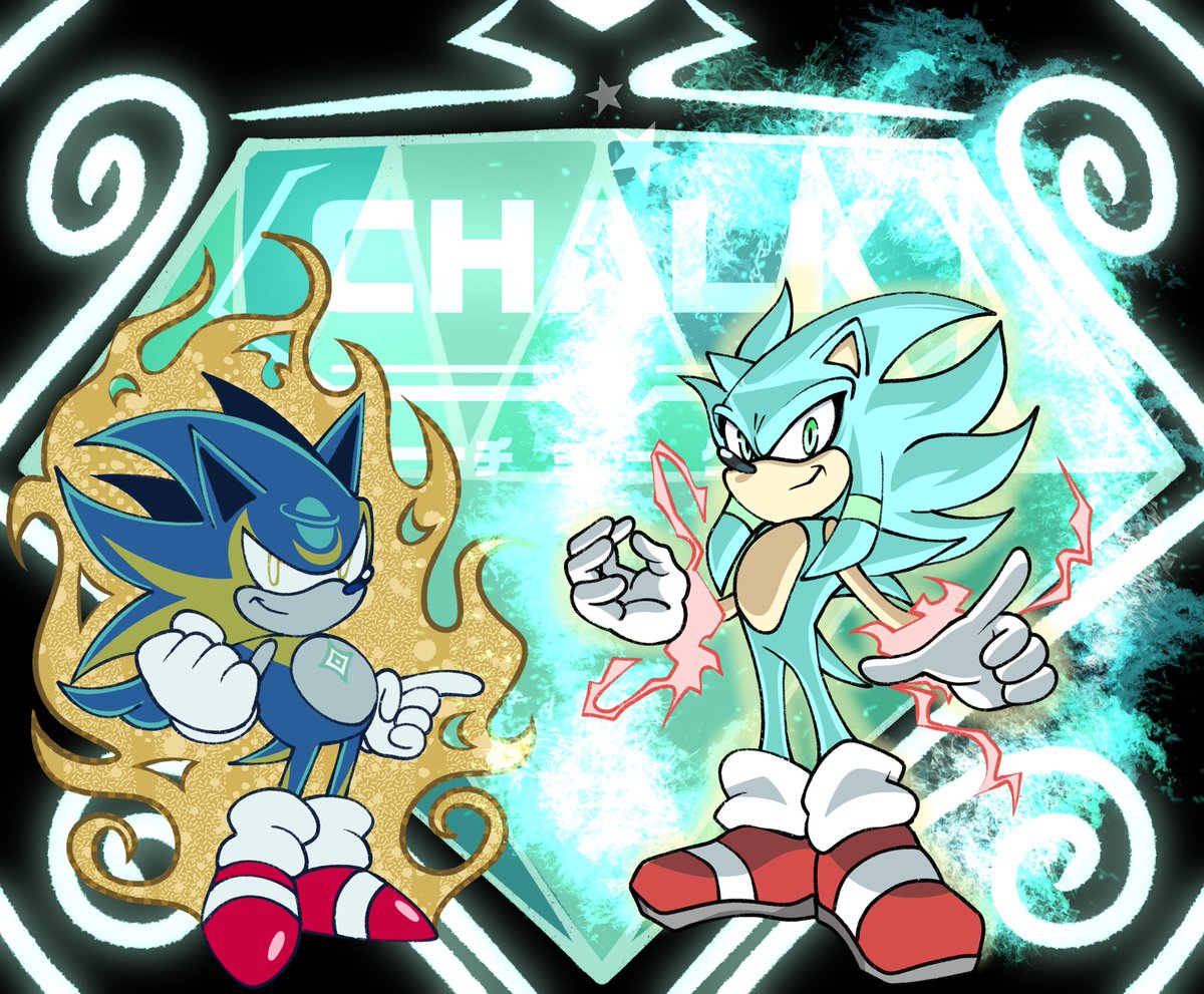 mesquix's tweet photo. Ultra &amp; Prophecy/Liege Sonic(s) to celebrate Wrath of Nazo, please go watch it!!!
#WrathofNazo #ProphecyAU https://t.co/PIEAKNIsnX